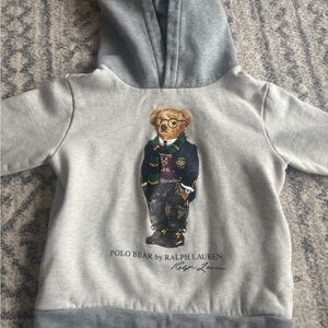 Ralph Lauren Kids Polo Bear Fleece Hoodie